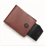 Aero Pull Two-Tone Wallet - Deep Brown