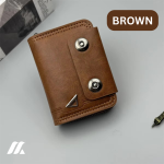 Kingdushi Double Part Card Holder - Brown