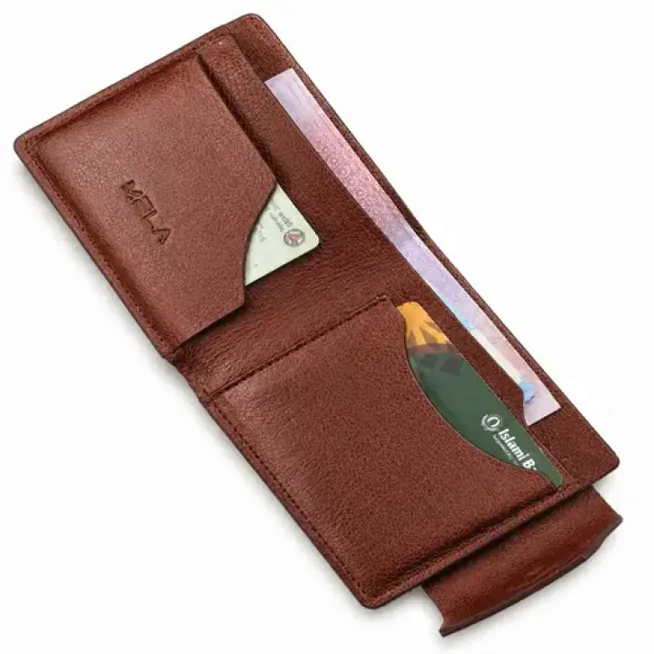 Aero Pull Two-Tone Wallet - Deep Brown