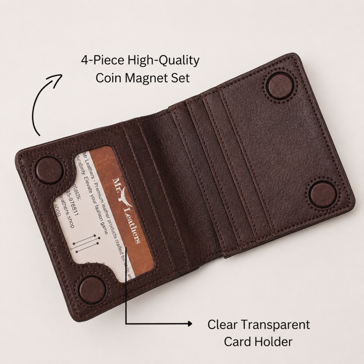 Master Wallet for Man Coffee Colour