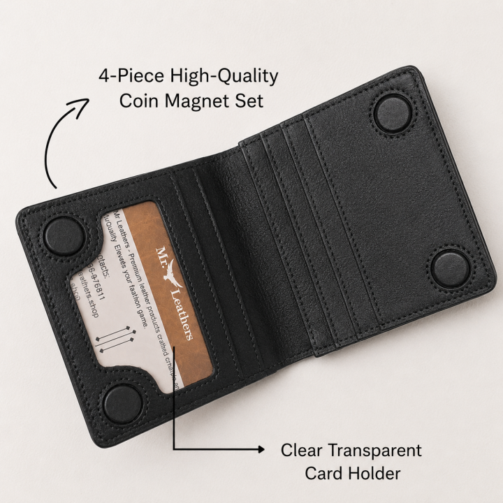 Master Wallet for Man Black Colour