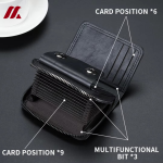 Kingdushi Double Part Card Holder - Black Colour