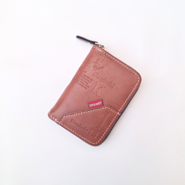 Kingdushi Single Part Wallet Brown Colour