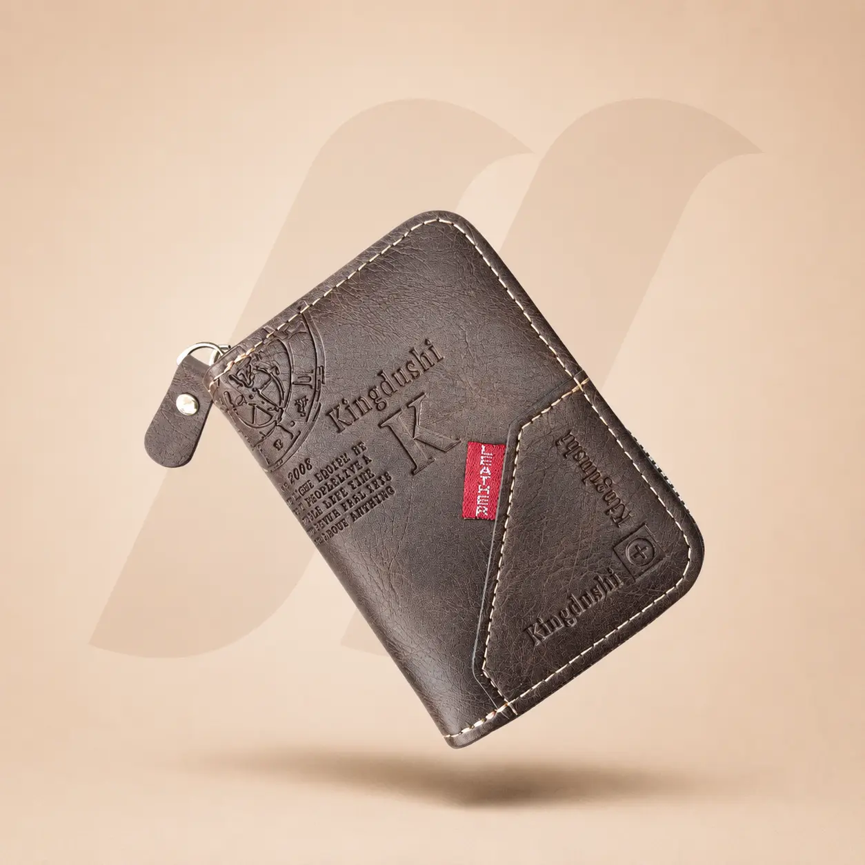𝐊𝐢𝐧𝐠𝐝𝐮𝐬𝐡𝐢 মিনি ওয়ালেট — Coffee Color