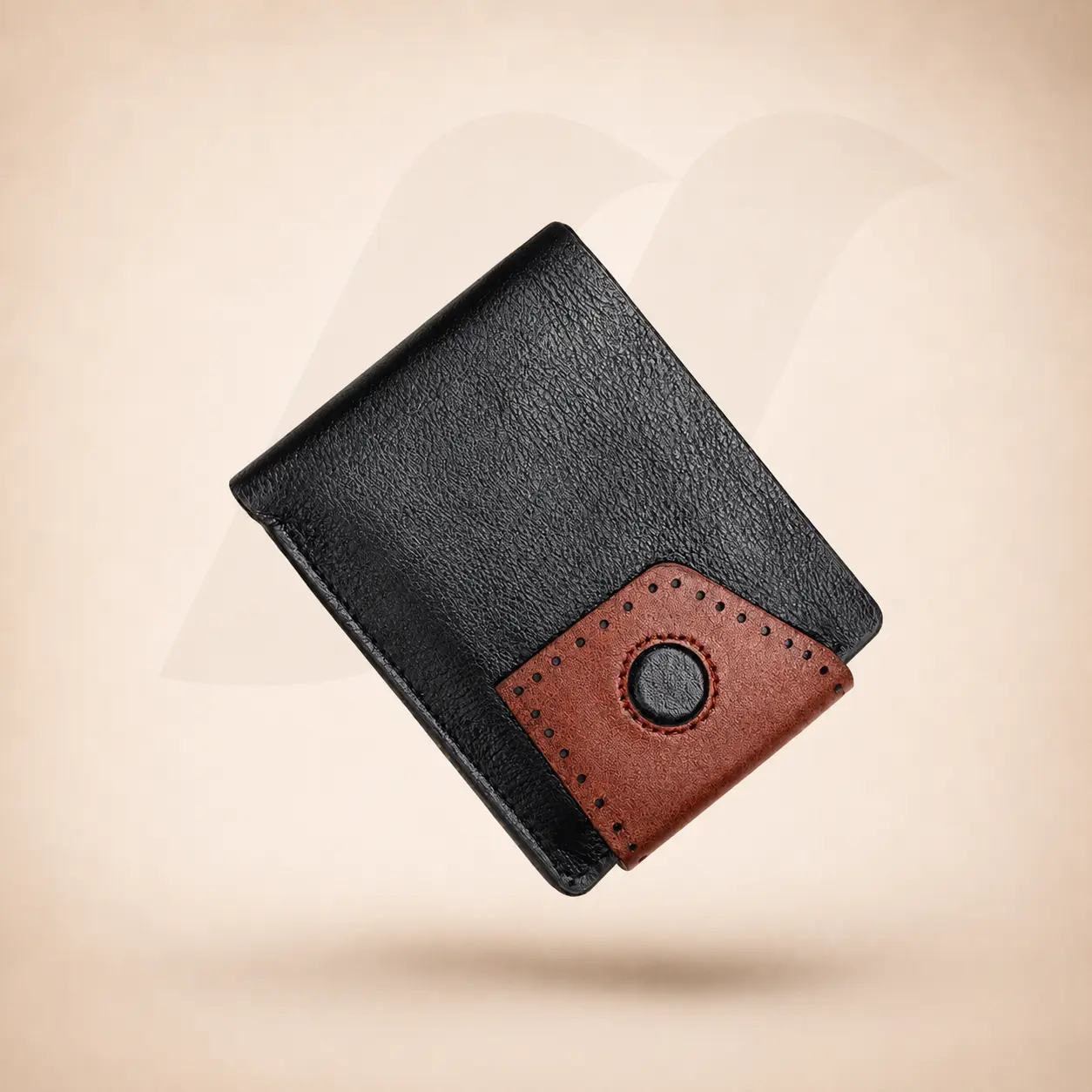 Aero Pull Two-Tone Wallet - Black